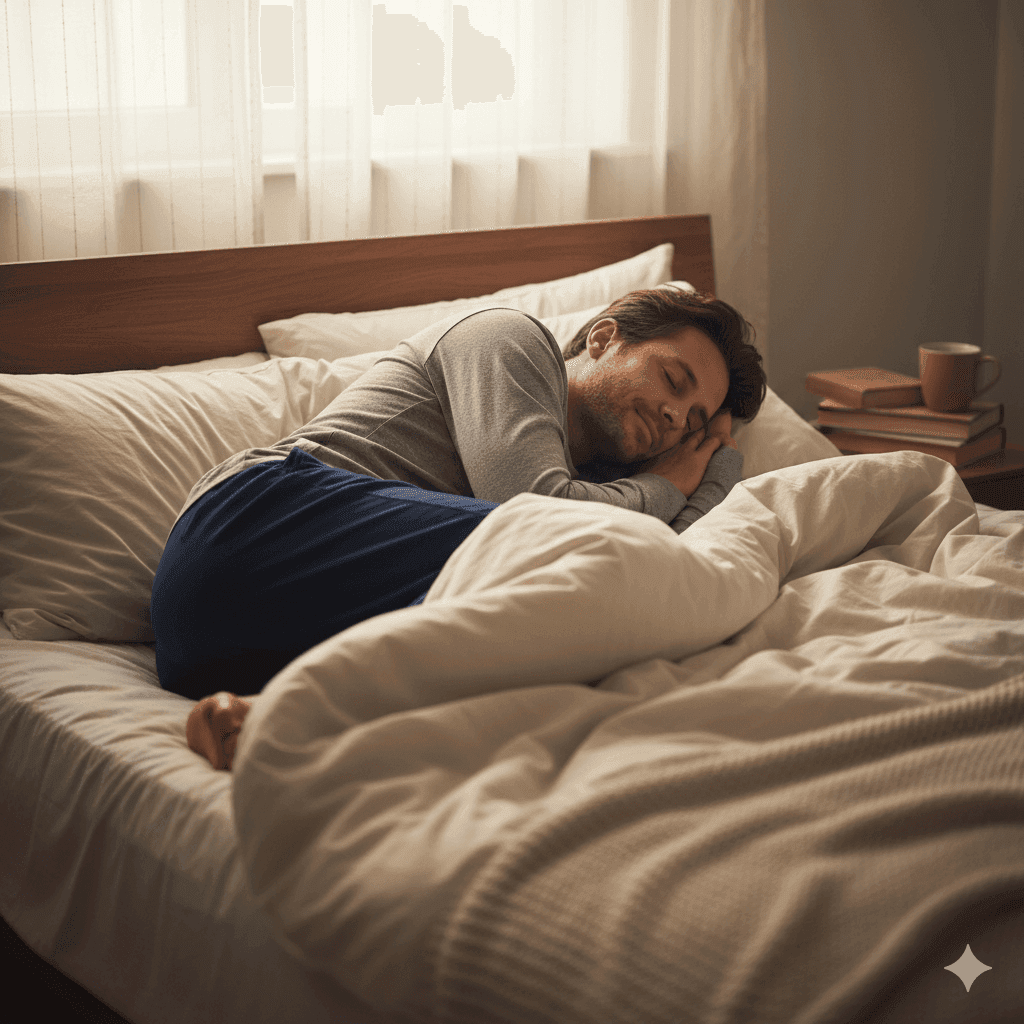 What is the best side to sleep on for digestion