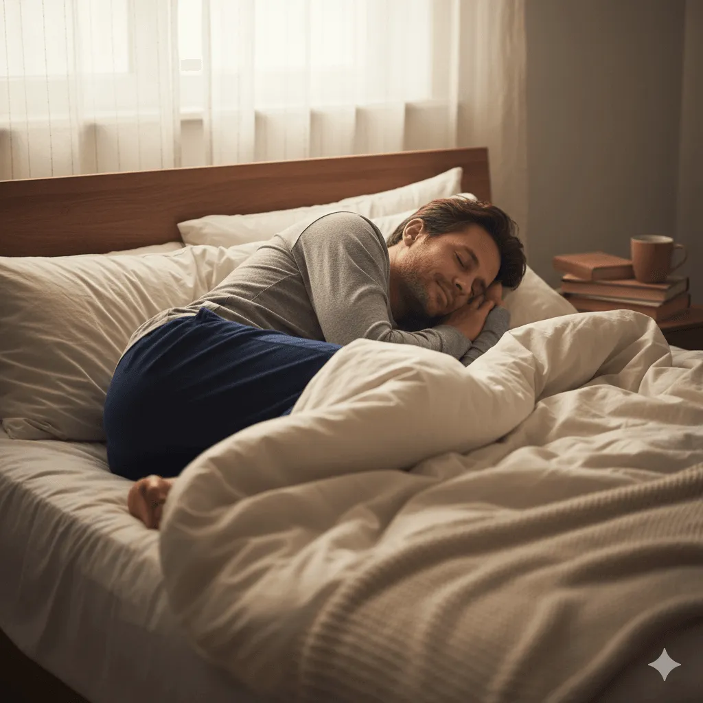 What is the best side to sleep on for digestion